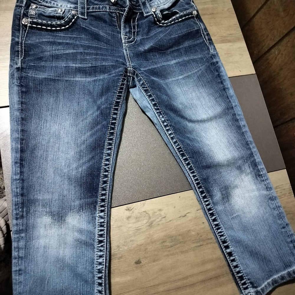 Miss Me Blue Ankle & Cropped Jeans